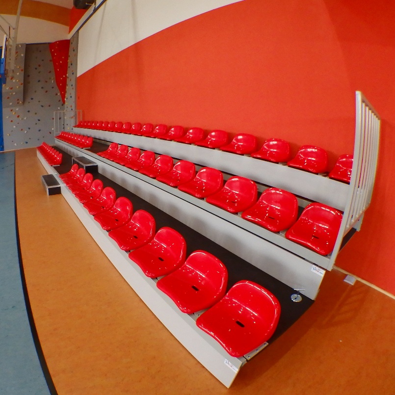 Compact retractable seating