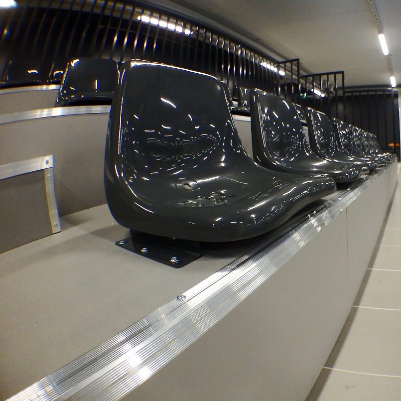 Fixed spectator seating system