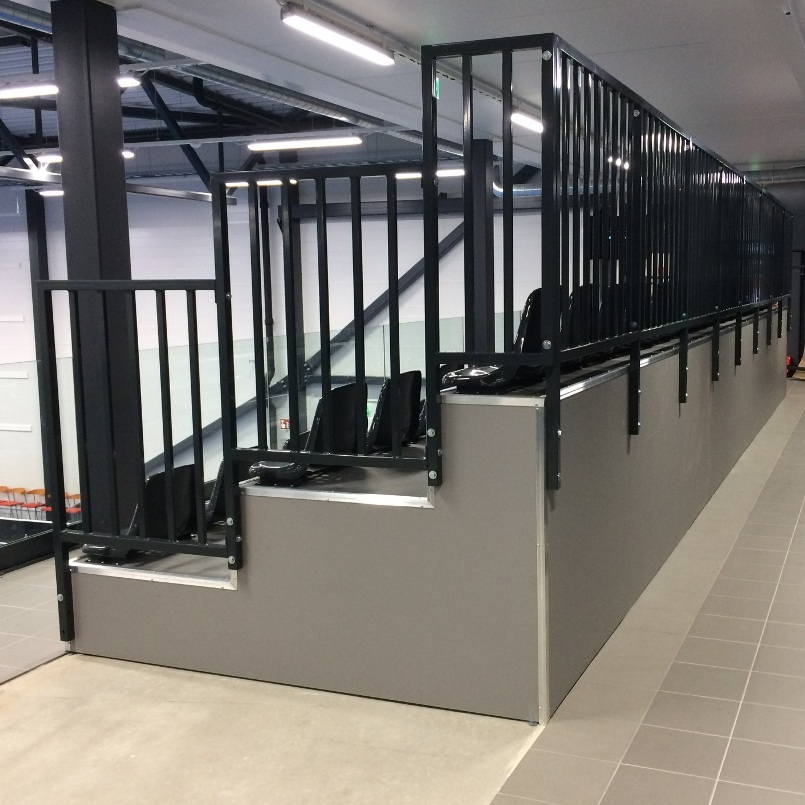 Engineered fixed grandstand structure