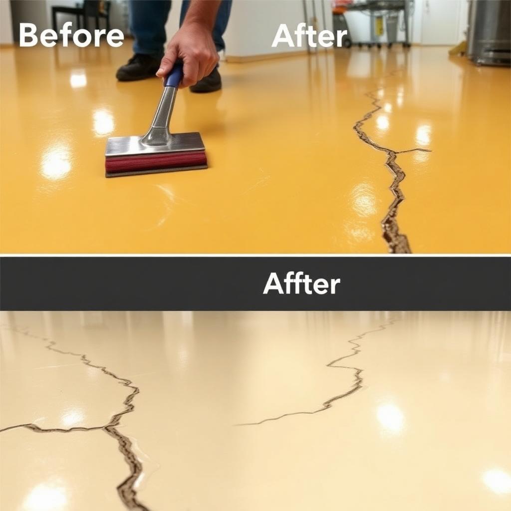 Epoxy crack repair & restoration